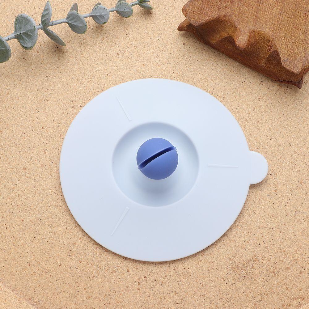 Nắp Đậy Cốc Trà / Cà Phê Bằng Silicone Chống Bụi Tái Sử Dụng Được