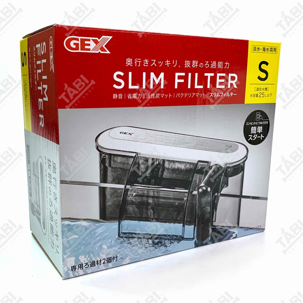 Lọc Thác Kiểu Dáng Dài GEX Size S - Lọc Thác 2 Ngăn Tặng Kèm 2 Miếng Lọc [LỌC THÁC GEX S]