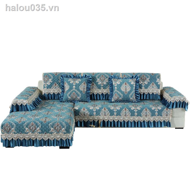 comfortable♂﹍Bọc Sofa Bốn Mùa Đệm Sofa phong cách Châu Âu Phổ Thông Đệm Phòng Khách Chống Trượt Đệm Đầy Đủ Bọc Ghế Sofa Đa Năng Bọc Toàn Bộ Vải