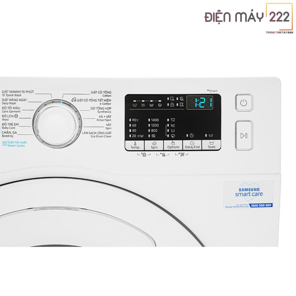 [Freeship HN] Máy giặt Samsung Addwash Inverter 9 Kg WW90K44G0YW/SV chính hãng