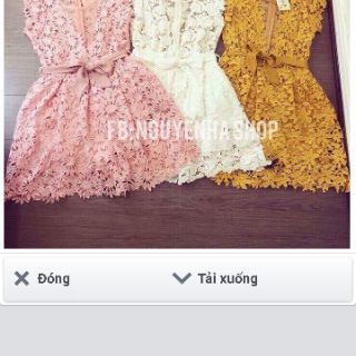 Đầm ren quảng châu sale