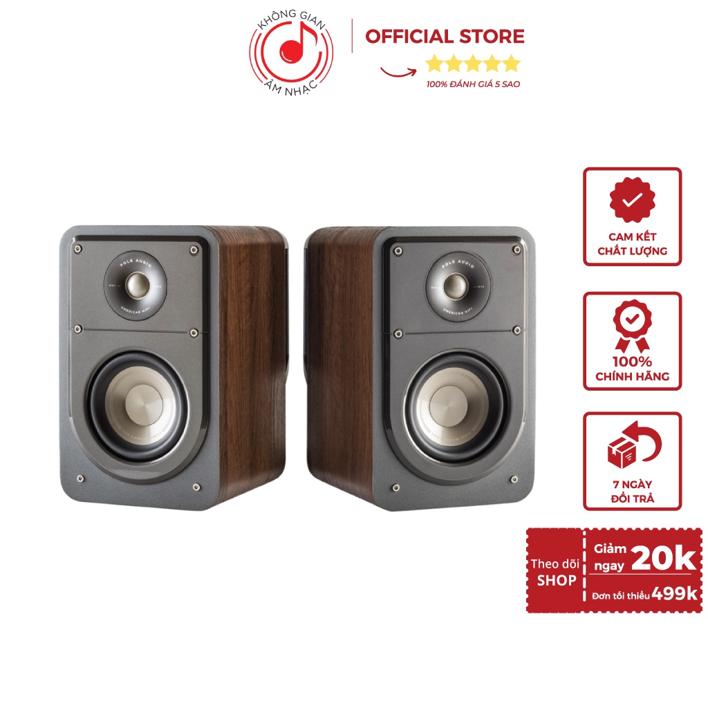 Loa Bookshelf Polk Signature S15 - Chính Hãng PGI