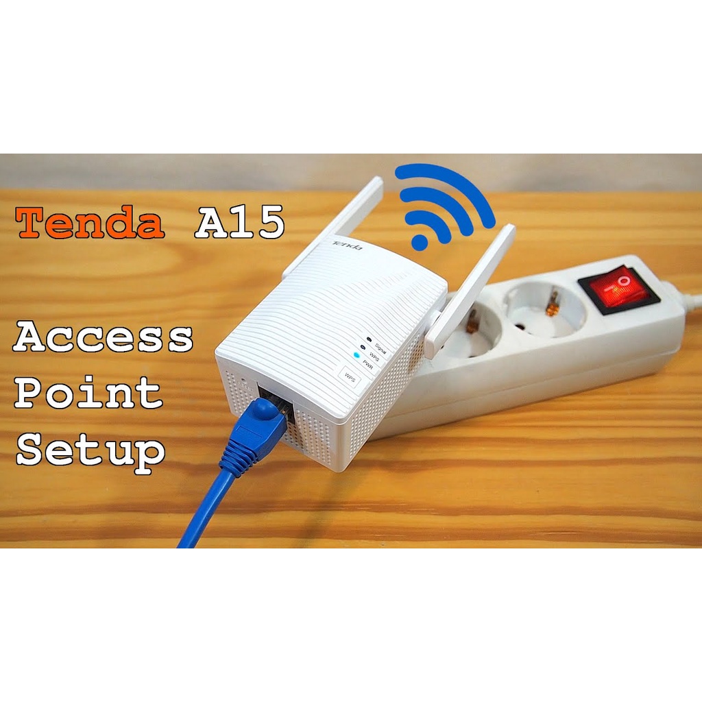 Bộ Mở Rộng Sóng Tenda A15 băng tần kép AC750