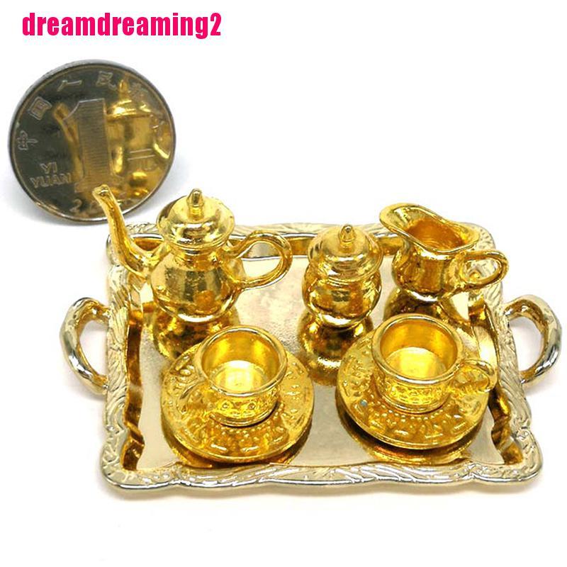 Bộ 10 Ấm Trà Tỉ Lệ 1: 12 Trang Trí Nhà Búp Bê