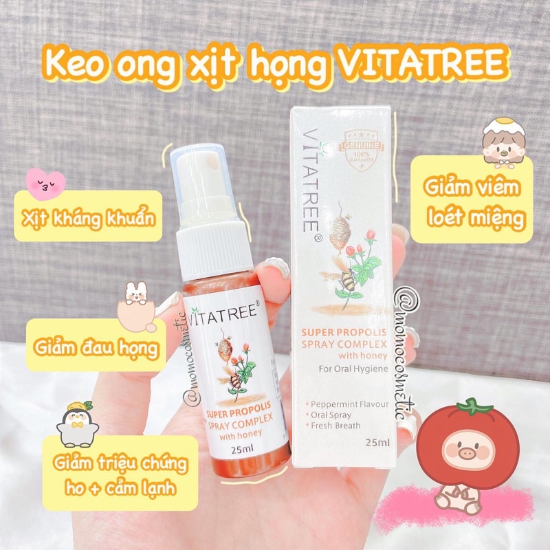 Xịt họng Vitatree Úc