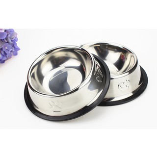 Bát Ăn Inox Cho Chó Mèo Size 22cm