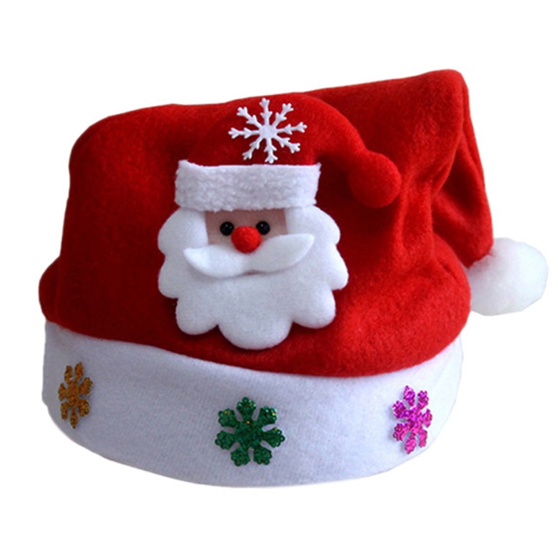 1 Mũ Ông Già Noel Tuần Lộc Người Tuyết Có Đèn LED Cho Người Lớn Và Trẻ Em