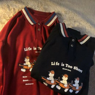 [Hàng Order]Áo polo dài tay ulzzang
