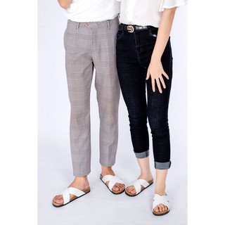 Dép đế trấu, da bò thật cho Nam Nữ mã D03