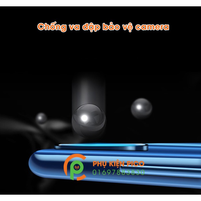 Cường lực camera Redmi Note 6 Pro độ cứng 9H trong suốt - Dán camera Xiaomi Redmi Note 6 Pro