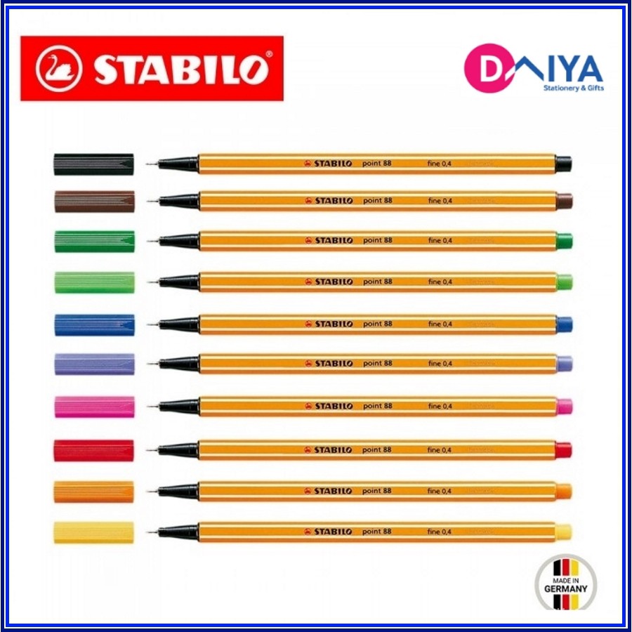 [Bán lẻ] Bút Fineliner Stabilo Point 88 0.4mm (P1)