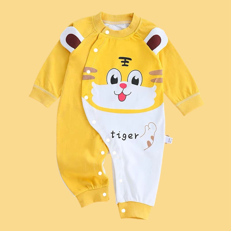 [Thun Lạnh] Bộ body dài tay cho bé, bodysuit cho bé trai bé gái mẫu quần áo sơ sinh hè thu đồ liền thân cho bé 0-12M