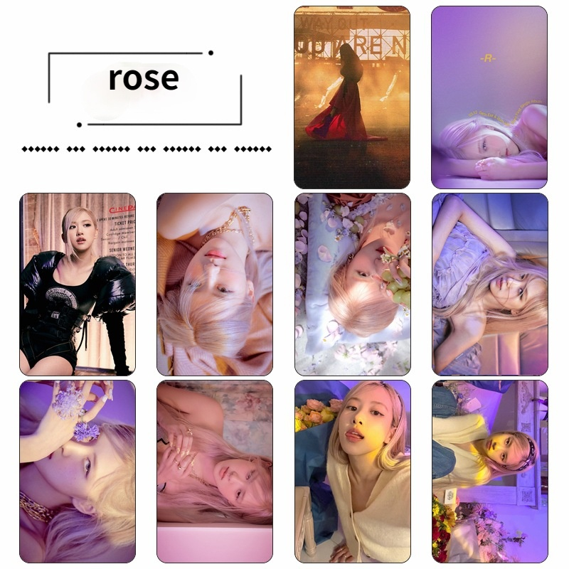 Sticker thẻ hình ca sĩ Rose nhóm BlackPink