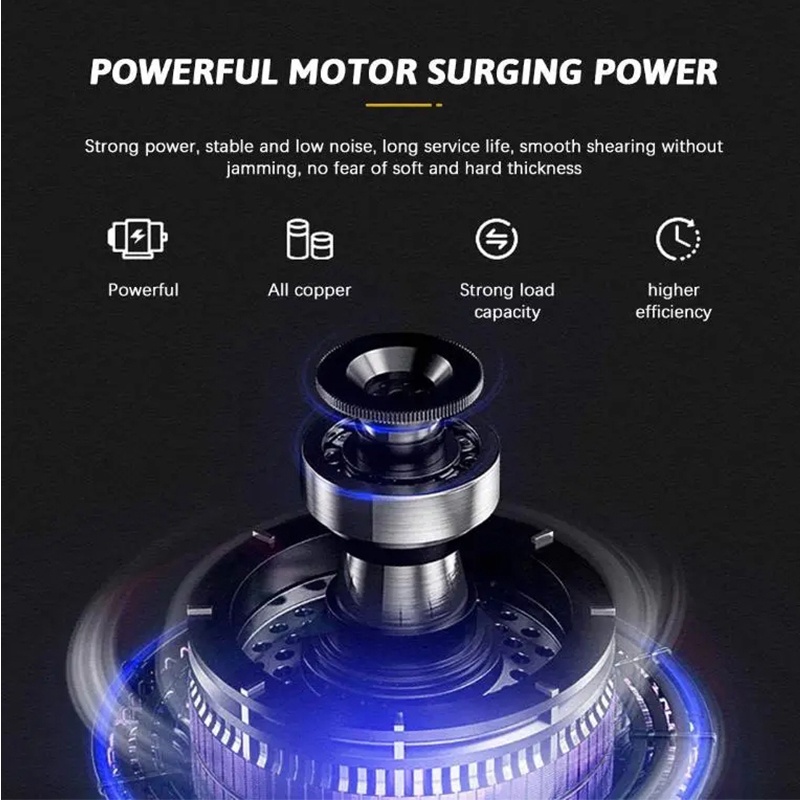 Máy cạo râu Cắt Tóc T9 Sạc USB Có Màn Hình LCD Chuyên Nghiệp Cho Nam