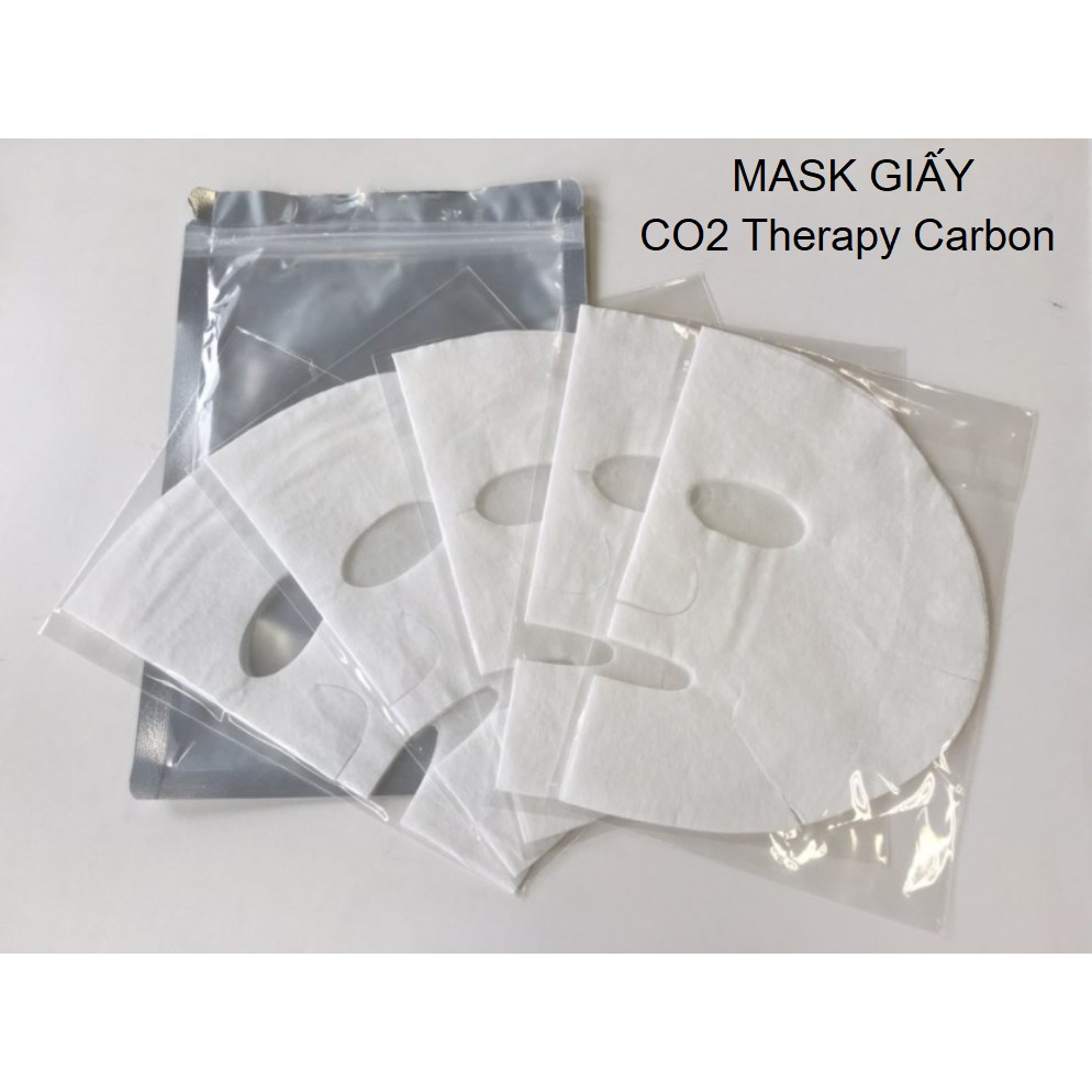 (Q1-HCM) Lẻ 1 Miếng Mặt Nạ Giấy Thải Các Bon CO2 Therapy Hàn Quốc - Không Kèm Tuýp Gel