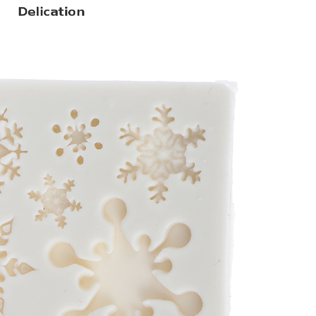 Khuôn Silicone Làm Bánh Hình Bông Tuyết