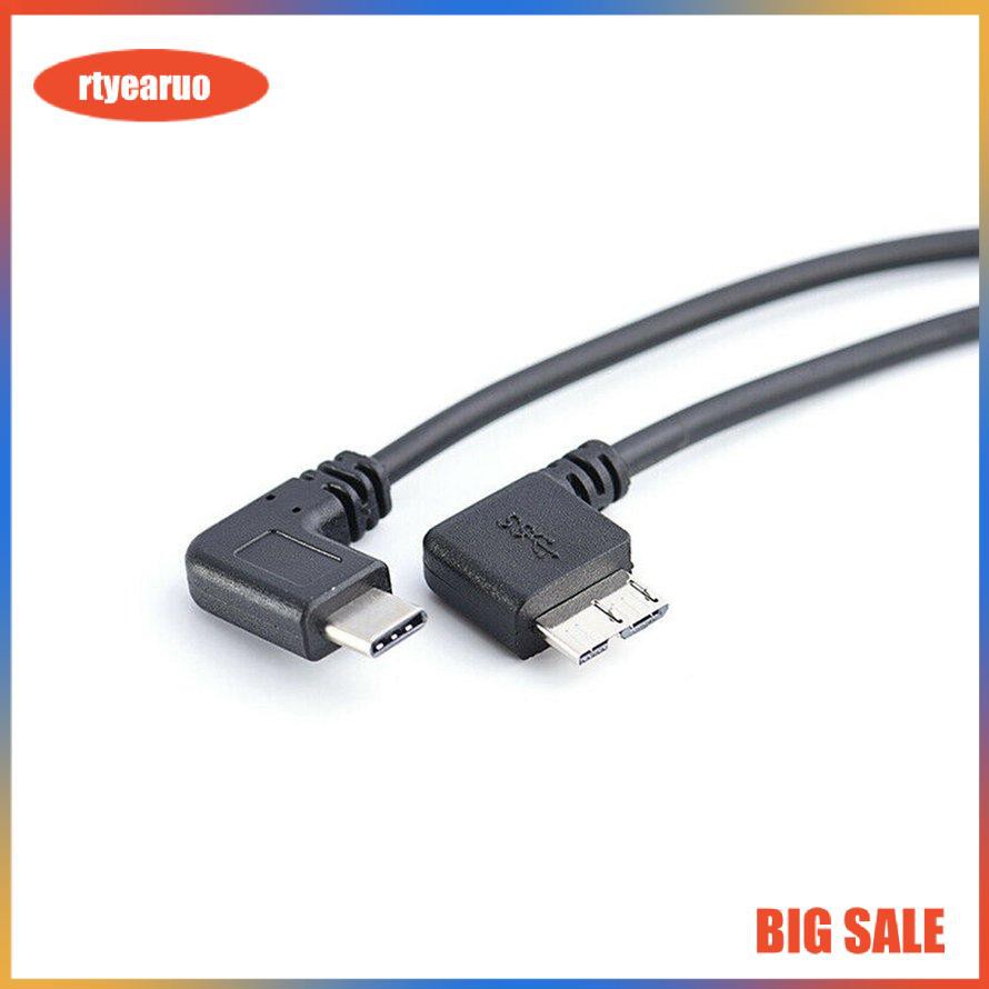 Dây cáp dữ liệu chuyển đổi USB 3.1 Type-C sang USB 3.0 Micro B dành cho ổ cứng điện thoại thông minh