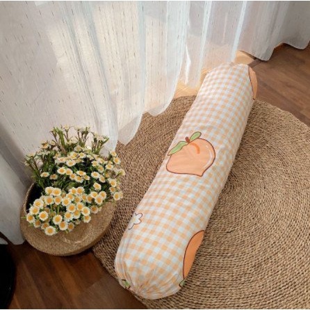 Bao gối ôm, vỏ gối ôm Shisonson cotton poly cute 90cmx35cm