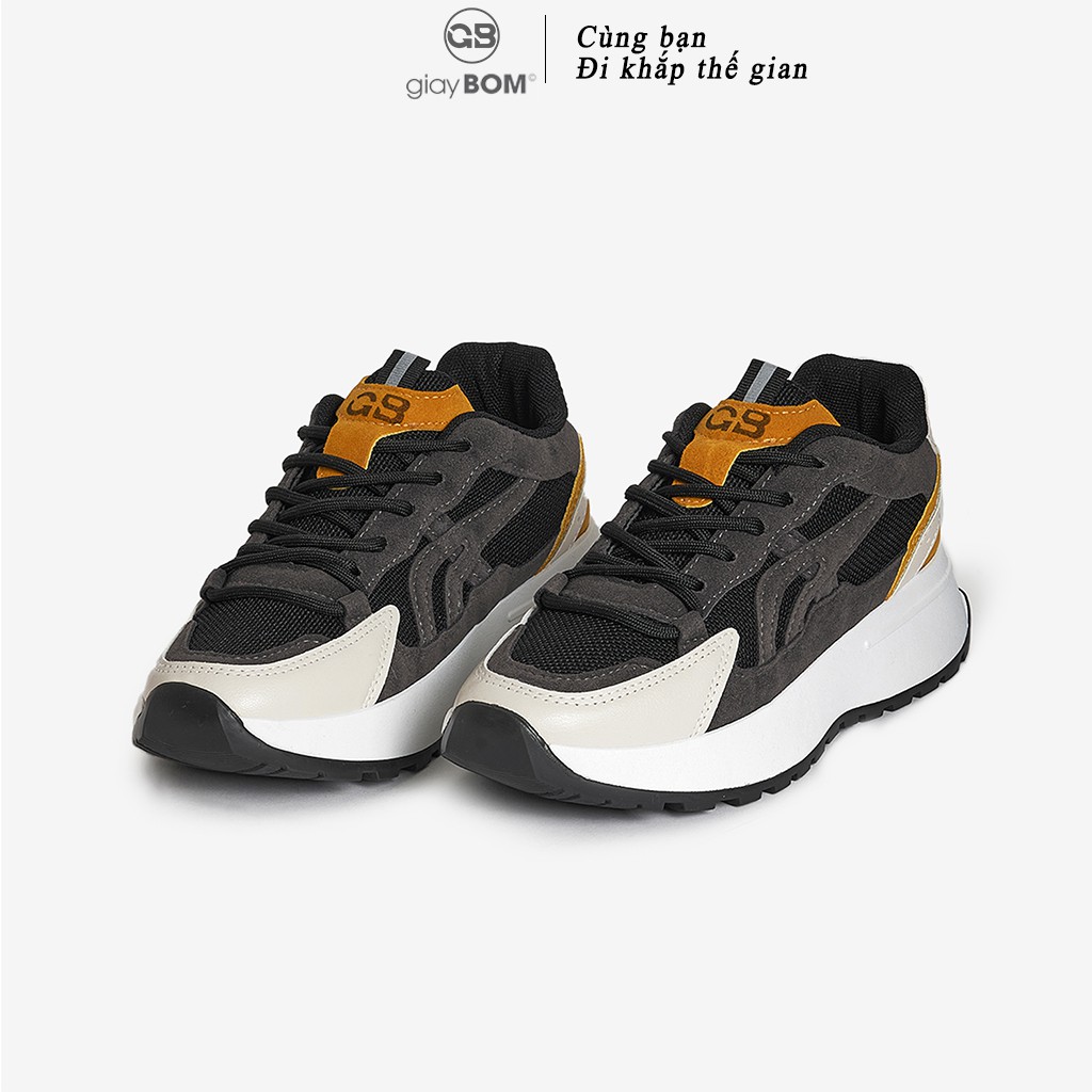 Giày thể thao nữ giayBOM WARRIORS đế cao 4 cm B1135