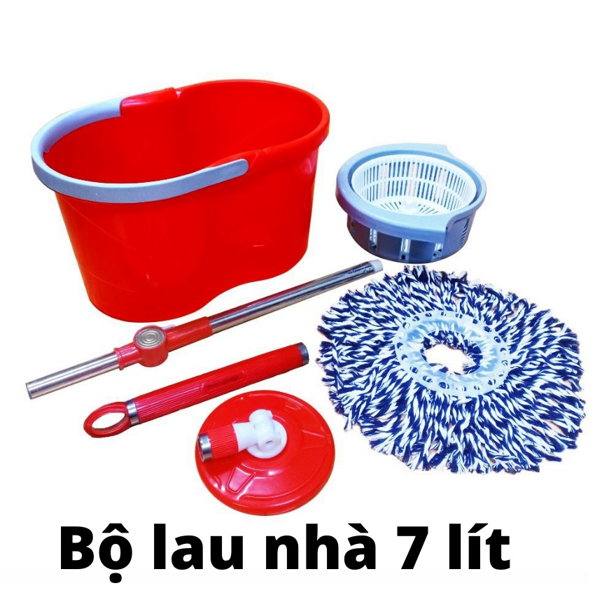 Bộ lau sàn nhà thông minh vắt 360 thùng to 7 lít ML-N120