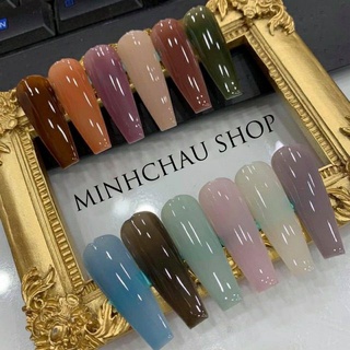 Sơn gel thạch Bobo chính hãng set 12 màu