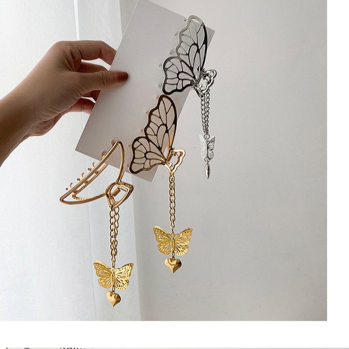 Kẹp tóc cách điệu hình bướm hot trend