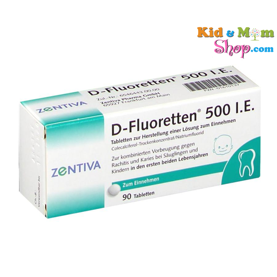 Vitamin D Fluoretten 500l.E