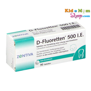 Vitamin D Fluoretten 500l.E