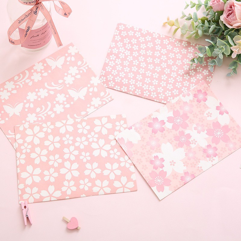Bộ 3 phong bì giấy họa tiết Vintage (PB07)
