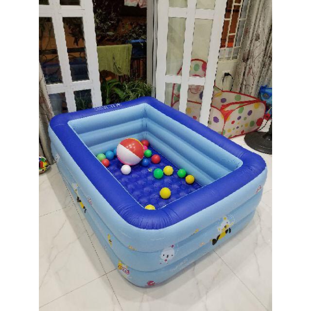 Bể Bơi Phao Cho Bé – 1m2, 1m3, 1m5, 1m6 - Có Đáy Chống Trượt