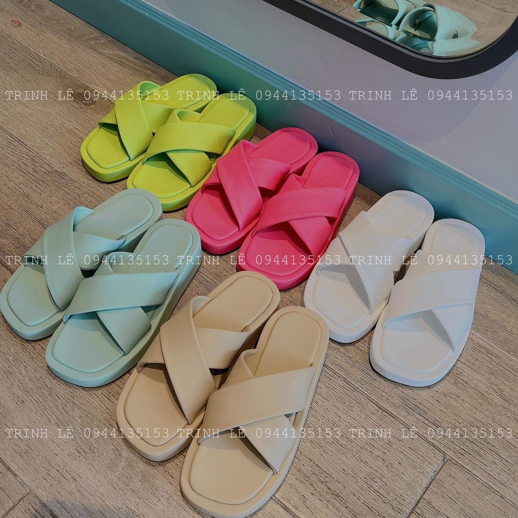 Dép Bánh Mì Nữ Quai Chéo Cao 3cm Thời Trang Cao Cấp Hot Trend TRINH LÊ SHOP GIÀY DÉP TL16923