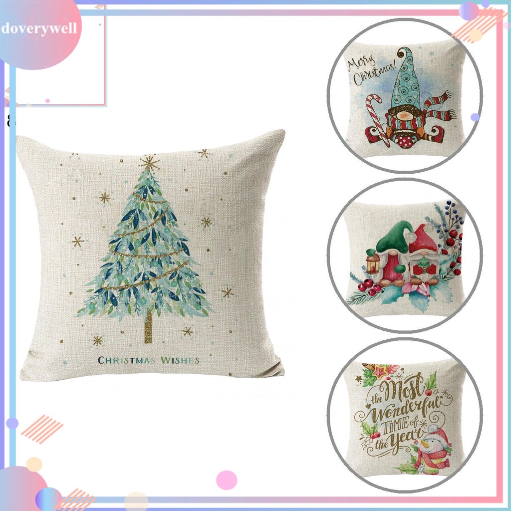 Vỏ gối họa tiết giáng sinh dễ thương bắt mắt sành điệu