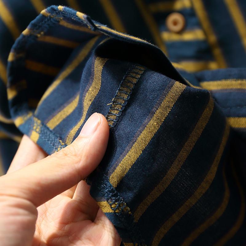 Áo Sơ Mi Tay Dài Kẻ Sọc Thời Trang Cho Bé Trai