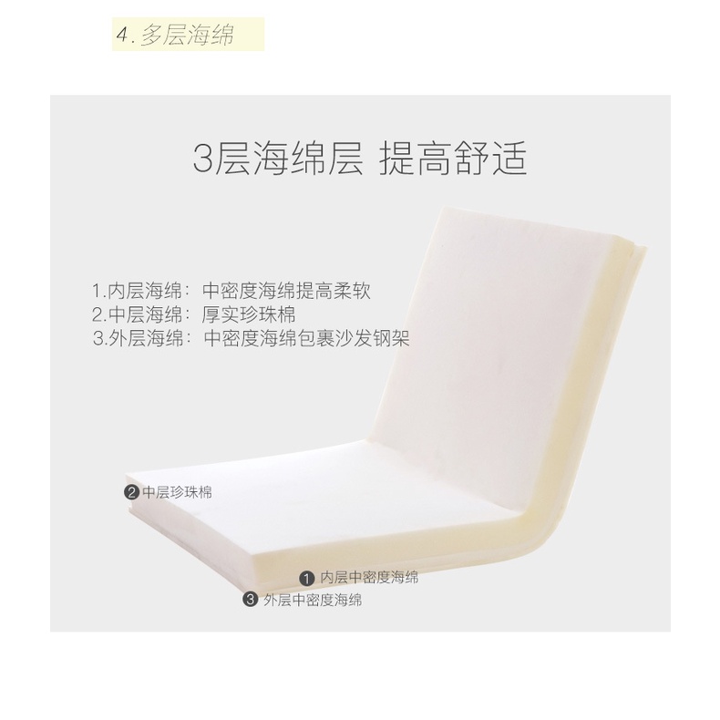 Ghế Tựa Lưng Ngồi Bệt lười Sofa Tatami 5 chế độ hàng nhập khẩu