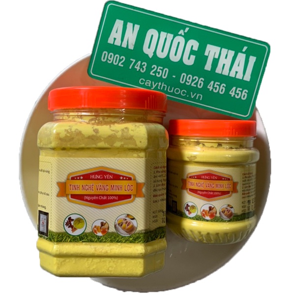 Tinh Bột Nghệ Vàng Nguyên Chất 500g Đẹp Da, Cải Thiện Tiêu Hóa