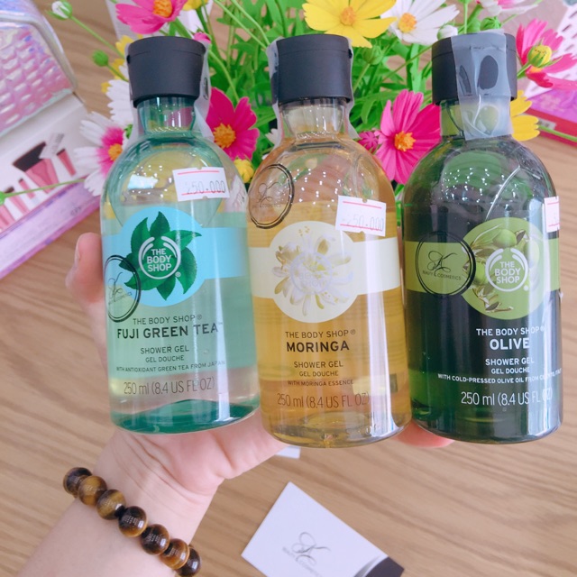 Sữa Tắm The Body Shop - Olive, Moringa, Fuji Green Tea Shower Gel 250ml