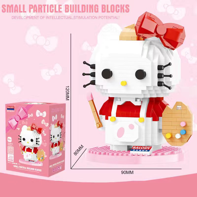 Đồ Chơi Lắp Ráp Mô Hình Hello Kitty