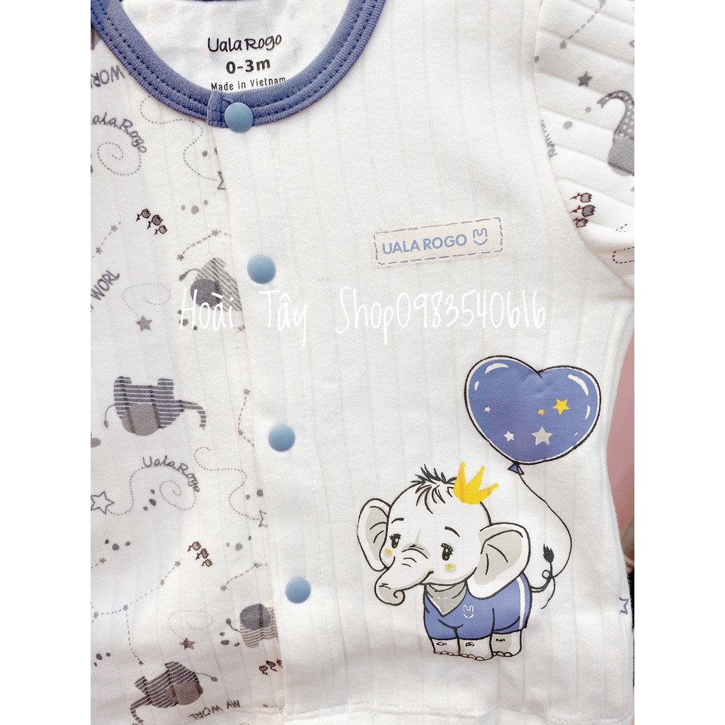 BỘ SƠ SINH CÚC GIỮA NỈ COTTON