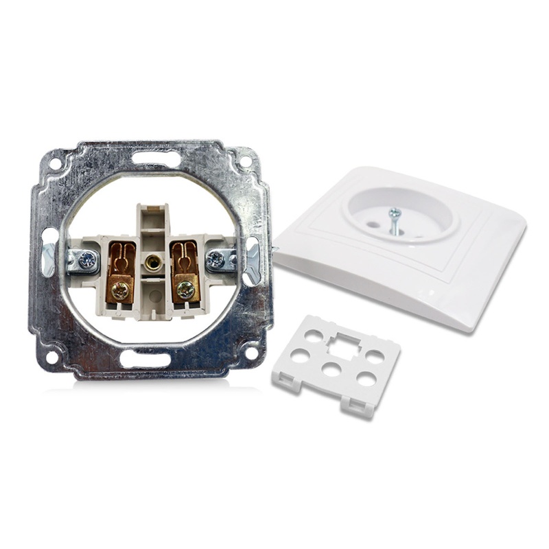 Ổ Cắm Điện Gắn Tường Chuẩn EU 250V / 16A
