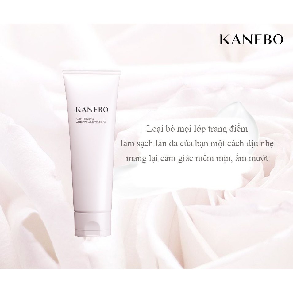 Sữa rửa mặt chống lão hoá, sáng da, hoa tầm xuân Kanebo cao cấp