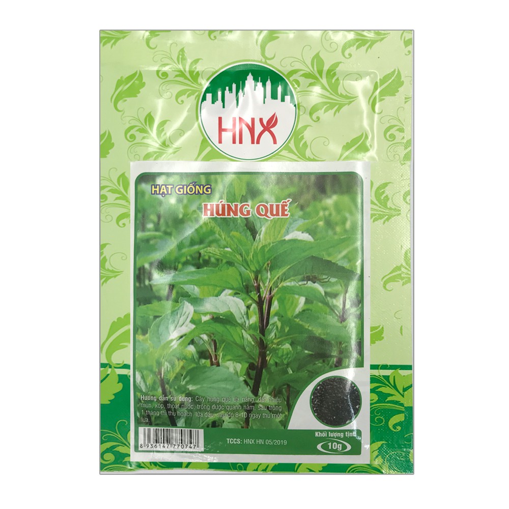 Hạt Giống Rau Húng Quế (Húng Chó) 10g