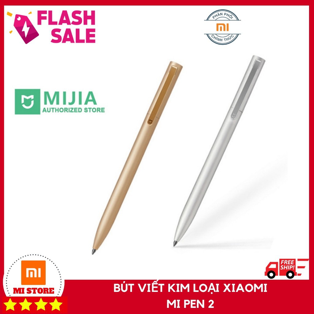 BÚT VIẾT KIM LOẠI XIAOMI MI PEN 2 BỘ 3 NGÒI MỰC XANH