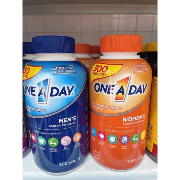 Viên Bổ Sung Vitamin Toàn Diện Cho Nam Giới One A Day Men’s Complete Multivitamin