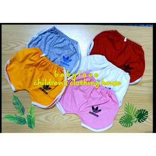 Set 10 quần đùi màu ib chữ cho bé trai bé gái