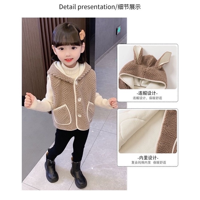 Gile hình tai thỏ cho bé gái hàng quảng châu