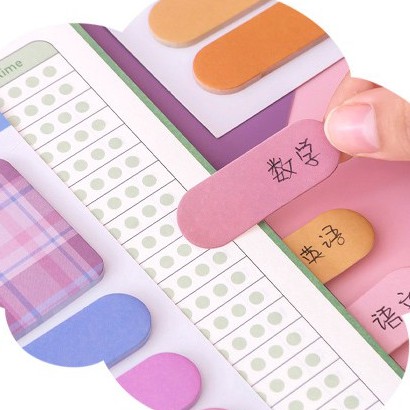 Giấy note ghi chú / đánh dấu trang Label marker màu pastel Hàn Quốc độc đáo nhiều mẫu tùy chọn BMBooks