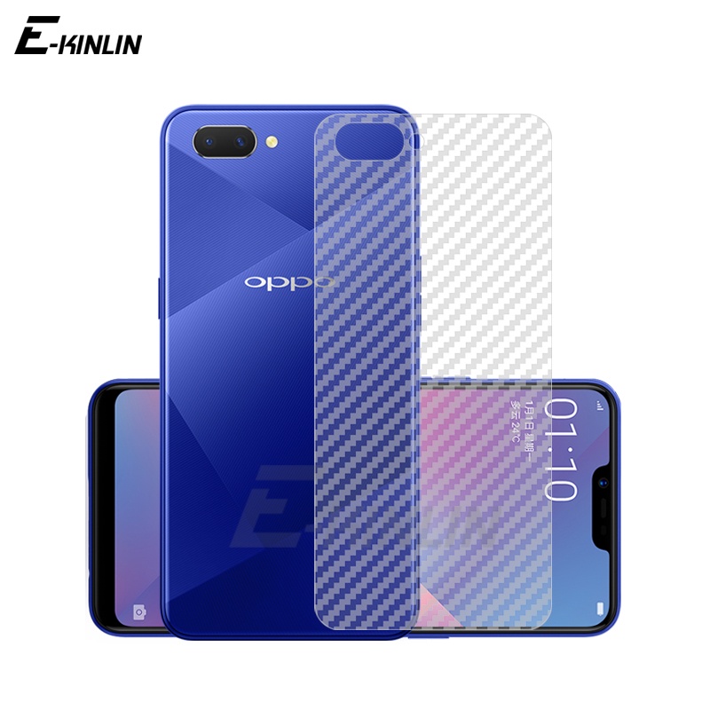 Set 5 Miếng Dán Sợi Carbon 3D Bảo Vệ Màn Hình Cho OPPO A1 Pro A1k A11 2019 A11x A15 A15s A16 A16e A16K A16S Kính