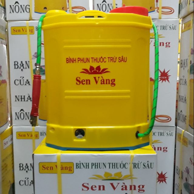 Bình phun thuốc trừ sâu SEN VÀNG - Bình bơm - Máy bơm mini 12v