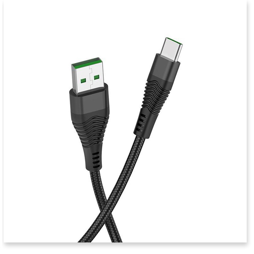 Cáp sạc nhanh Type C Hoco U53 cho Huawei, Oppo (Hỗ trợ sạc nhanh 5A, 1.2m) - MrPhukien