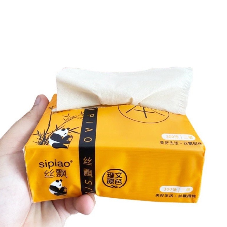 THÙNG TO 30 GÓI GIẤY ĂN GẤU TRÚC SIPIAO 6021 NỘI ĐỊA TRUNG